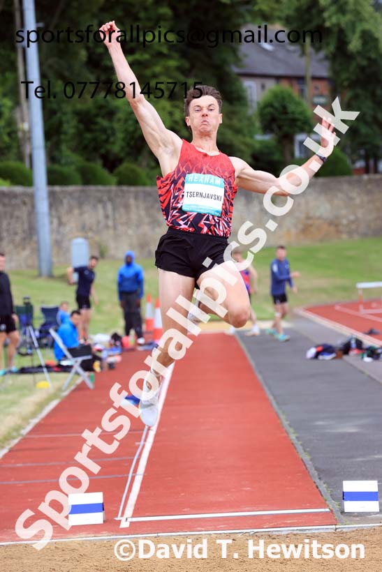 Decathlon Long Jump, 2024 EAP International Combined events, Hewcham, Northumberland.  Photo: David T. Hewitson/Sports for All Pics